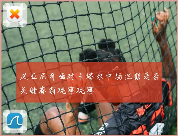 皮亚尼奇面对卡塔尔中场拦截是否关键赛前观察观察